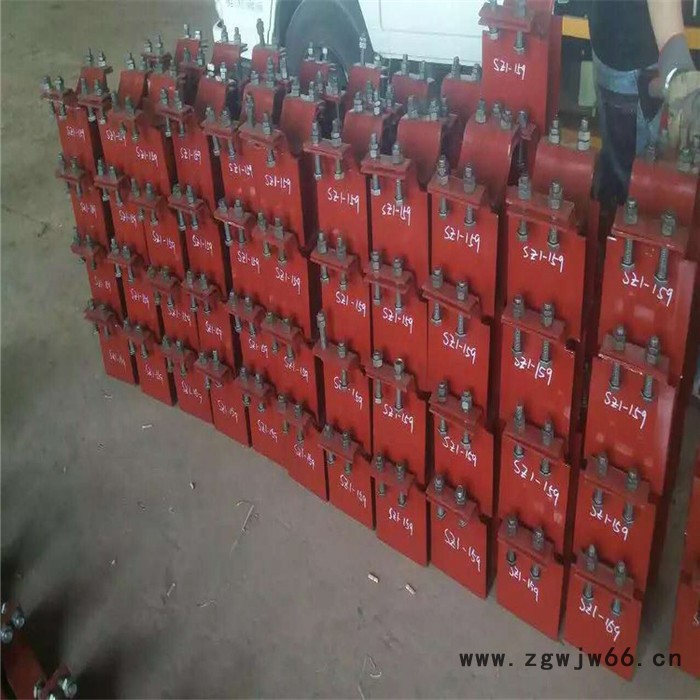 厂家供应D14横担弹簧用管夹管座滑动管托常年生产图2