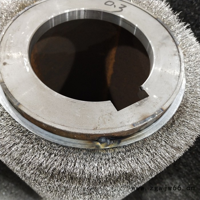 鑫浩多款长期供应抛光钢丝刷铜丝刷异形毛刷工业毛刷钢带缠绕弹簧毛刷辊图4