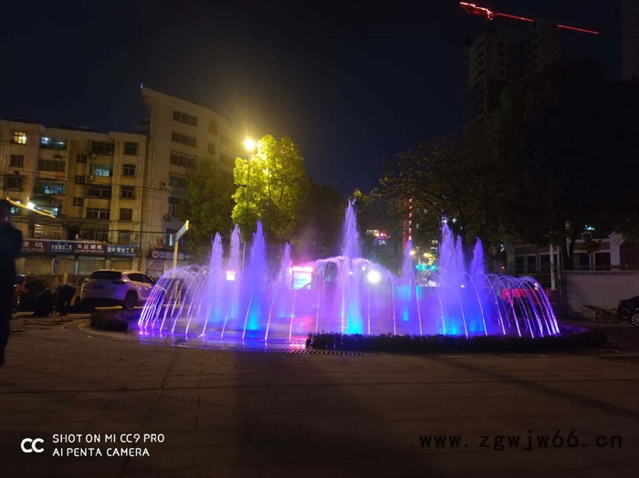 喷泉设计 喷头 水池 灯光水景图2