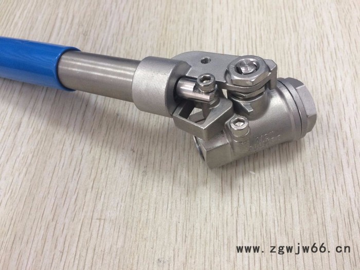 TQ11F-16P DN32不锈钢弹簧自动复位内螺纹球阀，1-11/4弹簧复位球阀，上海唐玛牌图3