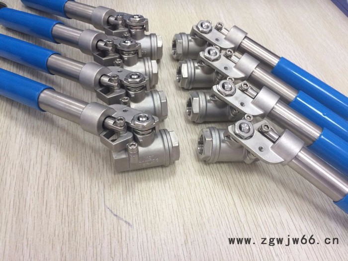 TQ11F-16P DN32不锈钢弹簧自动复位内螺纹球阀，1-11/4弹簧复位球阀，上海唐玛牌图2