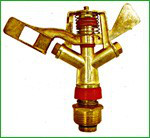 雨润喷头8002型号6分锌合金摇臂喷头金属旋转喷头可控角喷灌厂家专业用于草坪喷灌茶叶喷灌蔬菜喷灌喷头出口级品质 量大优惠图2