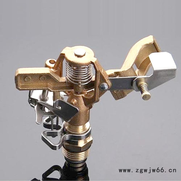 金属喷灌 可控摇臂草坪喷头 360度旋转园林草地灌溉喷灌金属喷头图6