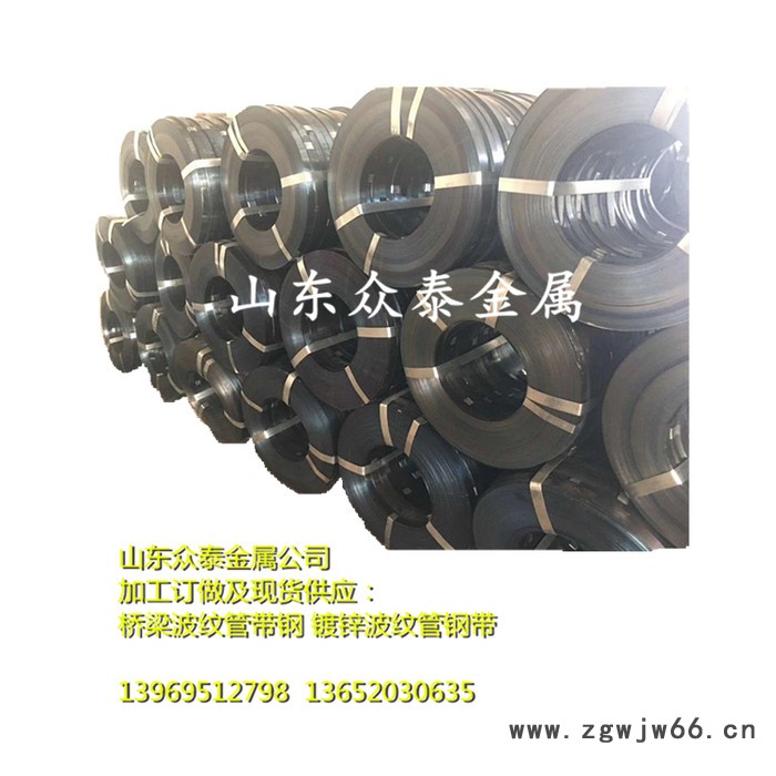 0.28mm厚度桥梁预应力波纹管带钢 65MN弹簧钢带钢图3