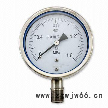 专业定制不锈钢压力表 弹簧压力表图2