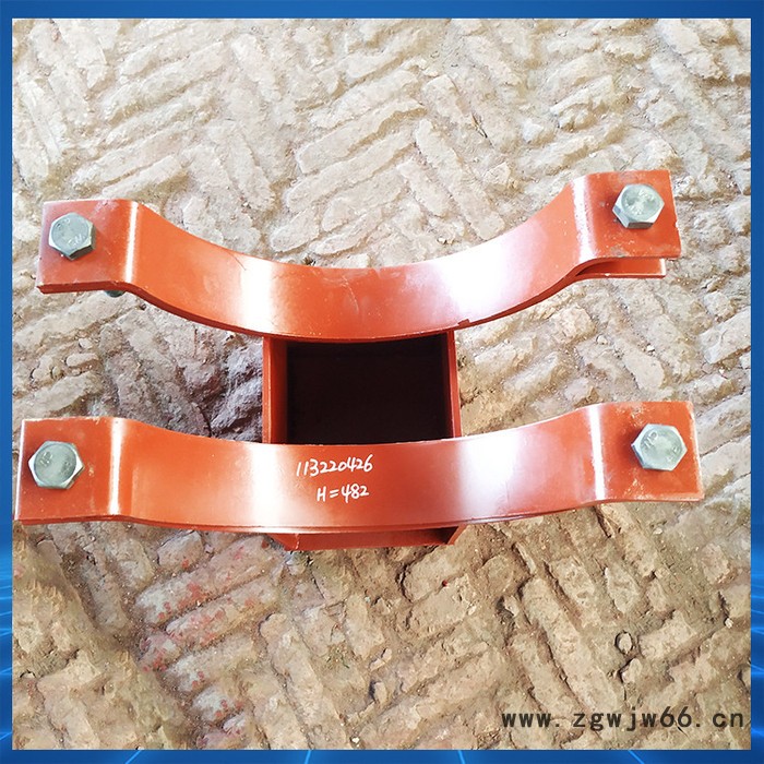 高恒管道加工定制 固定支座滑动支座 管夹滑动支座 焊接滑动支座 弹簧管夹支座图7