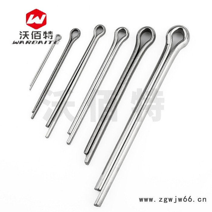 304/316不锈钢 GB91开口销发夹销弹簧开口螺丝 固定销U型销定位销子图2