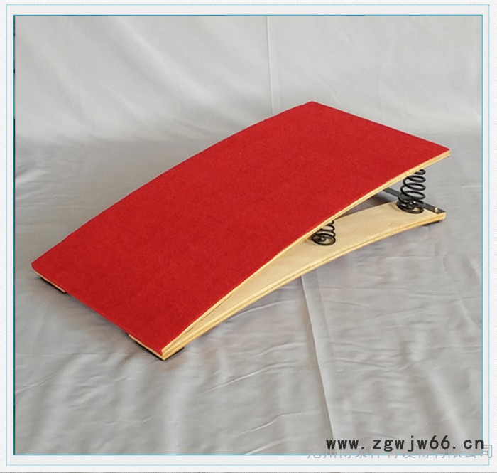 木质S型弹簧起跳板 田径运动体操训练用品比赛起跳板 助跳板