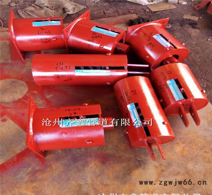 齐鑫单U形A型弹簧吊架，钢性吊架人孔现货图2