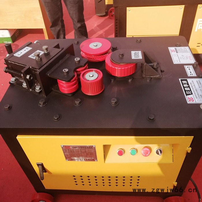 纽威达GHW10+24 钢筋弯圆机 螺纹钢圆钢弯弧机 弹簧弯曲机设备图3