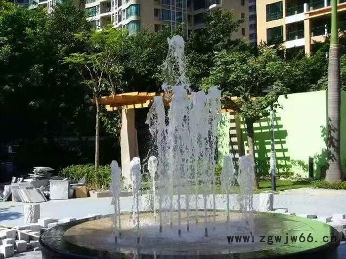 喷泉设计 喷头 设备 水景系统 喷雾效果图6