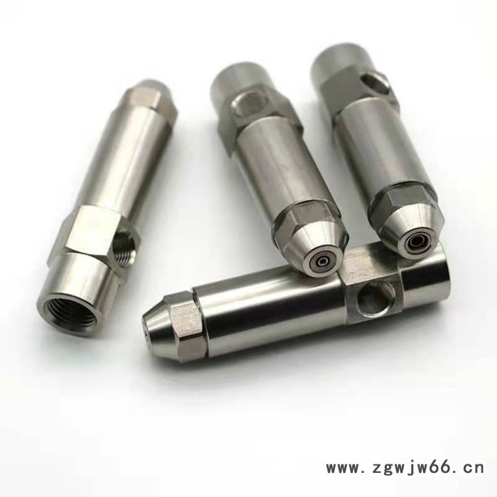 不锈钢空气雾化喷头 双流体喷头 气水混合雾化喷嘴 价格报价图7