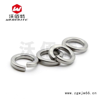 镀镍弹垫圈 开口弹簧垫圈 金属M2M2.5M3M3.5M4M5M6华司介子 标准