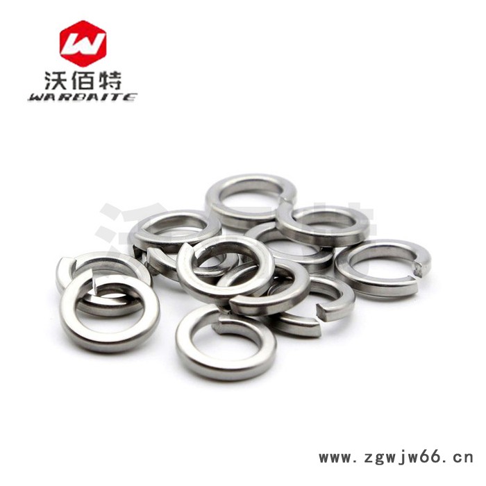 镀镍弹垫圈 开口弹簧垫圈 金属M2M2.5M3M3.5M4M5M6华司介子 标准图3