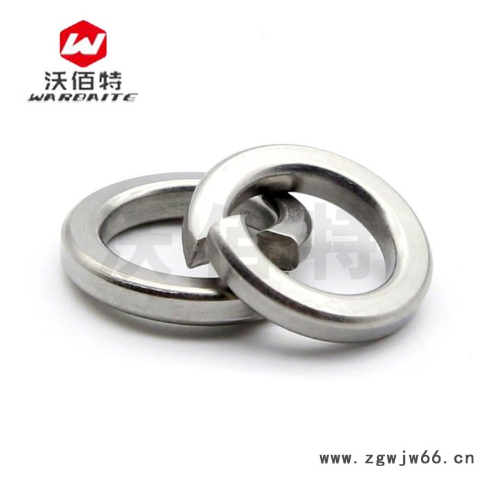 镀镍弹垫圈 开口弹簧垫圈 金属M2M2.5M3M3.5M4M5M6华司介子 标准图2