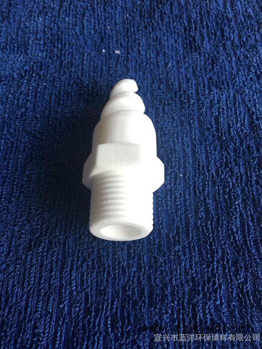 蓝洋  4分  陶瓷喷头喷嘴    雾化陶瓷喷头    脱硫除尘陶瓷螺旋喷头图2