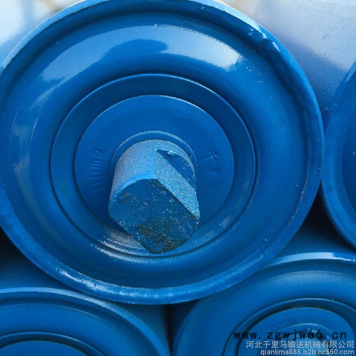 千里马牌 1000带宽 防尘 防水 弹簧缓冲 煤矿井下用 三连托辊 生产厂家图3