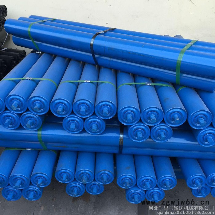 千里马牌 1000带宽 防尘 防水 弹簧缓冲 煤矿井下用 三连托辊 生产厂家图4