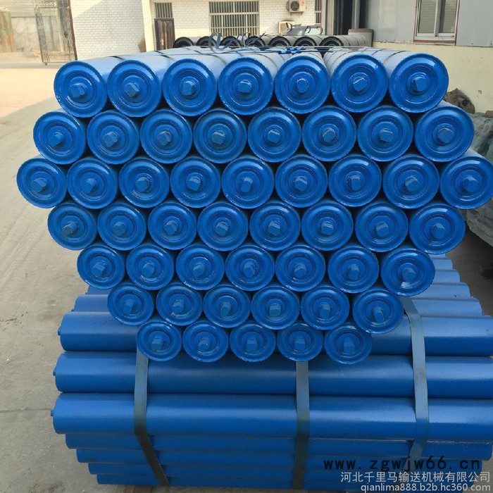 千里马牌 1000带宽 防尘 防水 弹簧缓冲 煤矿井下用 三连托辊 生产厂家图6