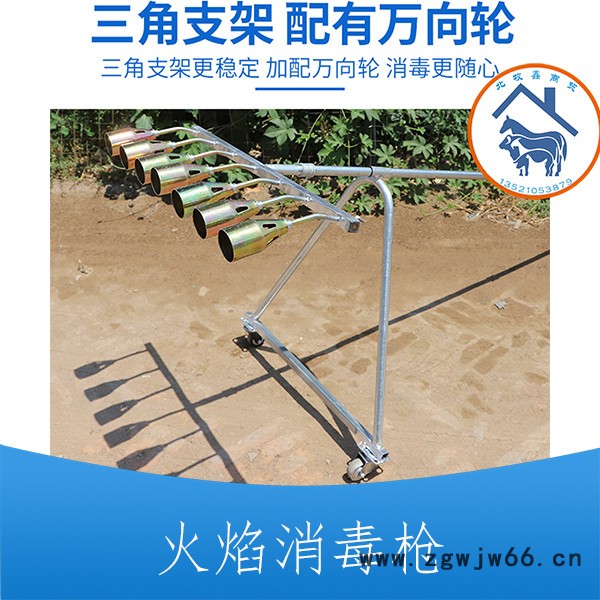 供应北京多喷头火焰枪 多喷头液化气喷枪 猪场消毒多喷头喷火器图3