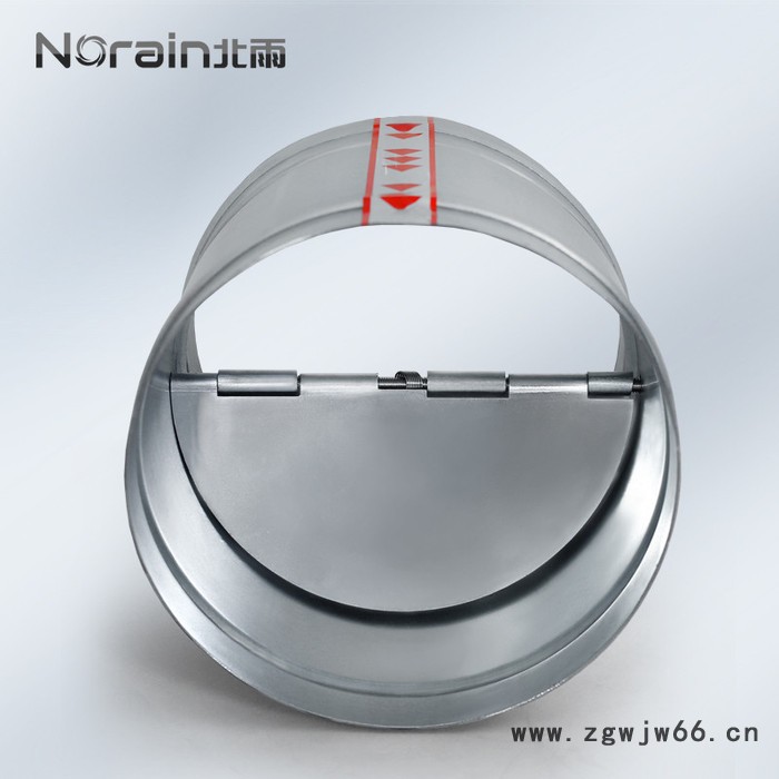 北雨 镀锌圆形止回阀 止逆阀 镀锌逆止阀 弹簧复位截止调节阀 可根据尺寸定制图2