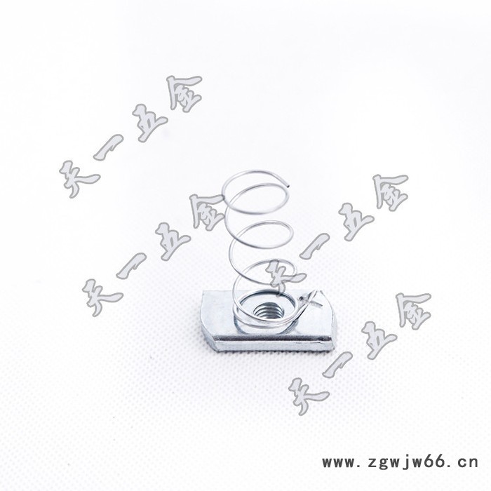 【天一五金】C型钢配件 C型钢弹簧螺母不锈钢弹簧螺母 生产厂家图4