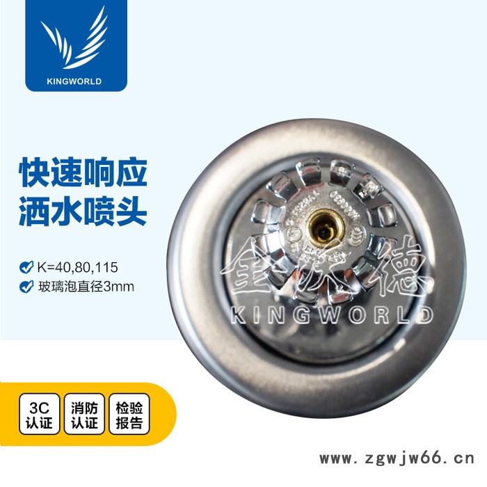 TYCO泰科 喷头 双片可调式装饰盖 DN15/20 FM/UL认证 二片型图3