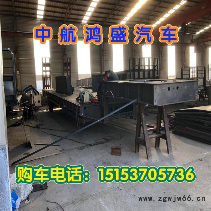 13米弹簧爬梯式半挂车_琼山_13米挖机板车弹簧爬梯_拖挂车图3