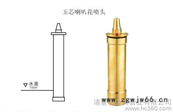 供应JM8626喷泉喷灌 喇叭花喷头图2