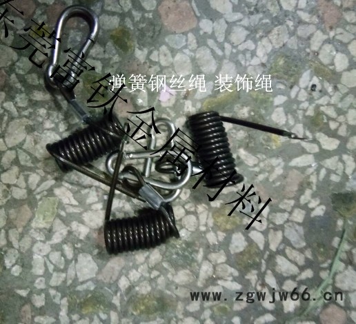 供应 304不锈钢钢丝绳 上海包胶绳 低价批发 钢丝绳 7*7-1.2 灯具牵引绳 弹簧首饰绳图6