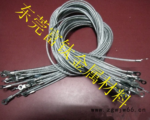 供应 304不锈钢钢丝绳 上海包胶绳 低价批发 钢丝绳 7*7-1.2 灯具牵引绳 弹簧首饰绳图5