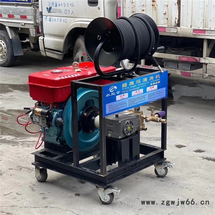 大压力管道疏通机 电动管道疏通机 旋转喷头式管道疏通机图2