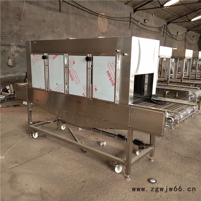 义康牌SMJ-2000型多喷头鸡翅烧毛机 连续式猪爪烧毛机 网带式鸡腿烧毛机图3