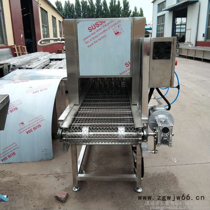 义康牌SMJ-2000型多喷头鸡翅烧毛机 连续式猪爪烧毛机 网带式鸡腿烧毛机图6