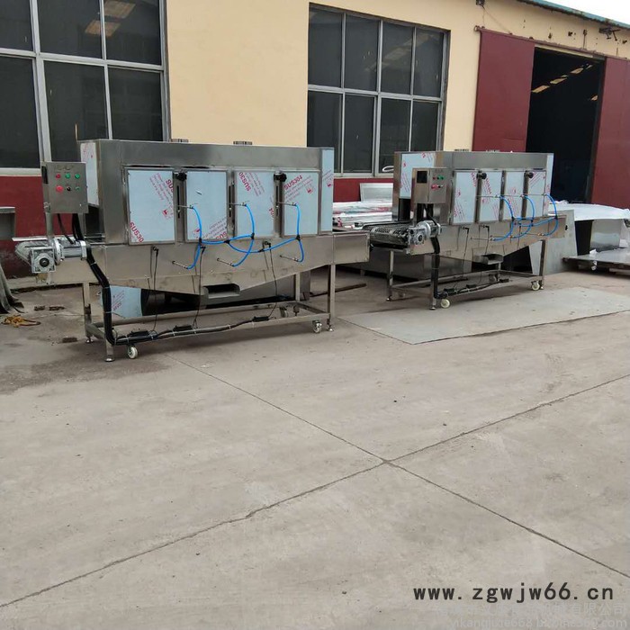 义康牌SMJ-2000型多喷头鸡翅烧毛机 连续式猪爪烧毛机 网带式鸡腿烧毛机图5