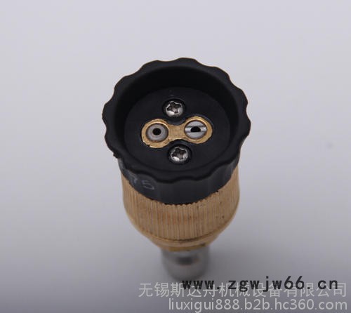 适用于多种高压清洗机雾状扇形转换多功能喷水头 铜制体双孔喷头 高压洗车机配件直线扇形转换喷头图3