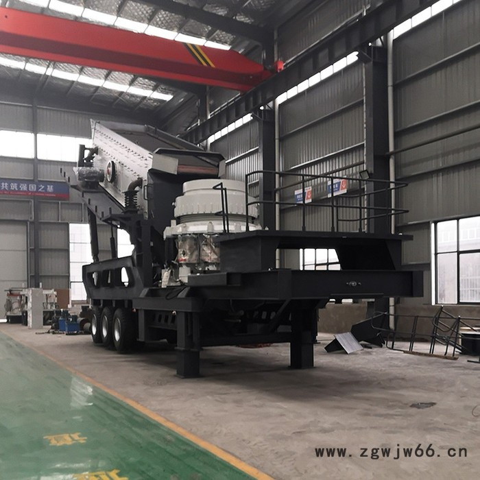 邦隆厂家生产现货PSGB900移动弹簧圆锥破碎机 移动碎石机 车载式移动打砂机 碎石石屑破碎专用设备图2