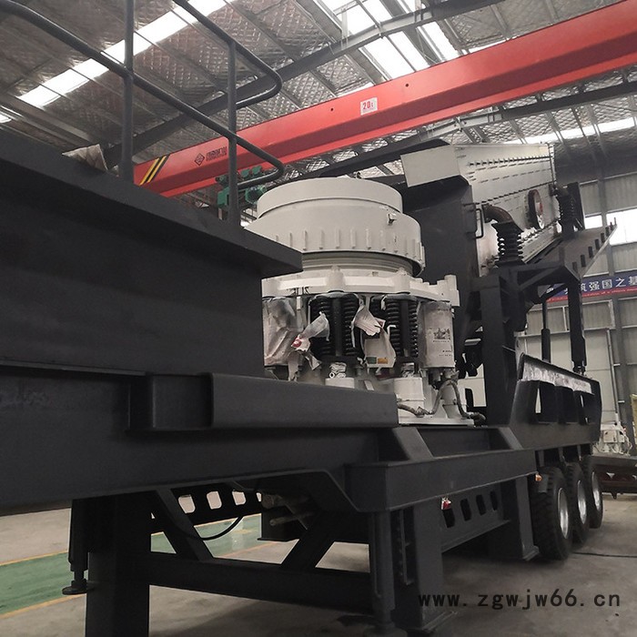 邦隆厂家生产现货PSGB900移动弹簧圆锥破碎机 移动碎石机 车载式移动打砂机 碎石石屑破碎专用设备图5