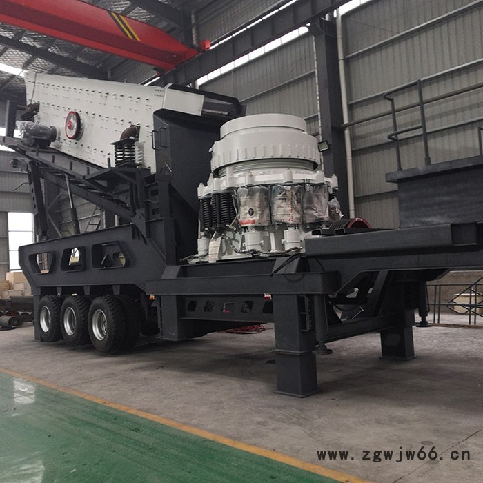 邦隆厂家生产现货PSGB900移动弹簧圆锥破碎机 移动碎石机 车载式移动打砂机 碎石石屑破碎专用设备图3