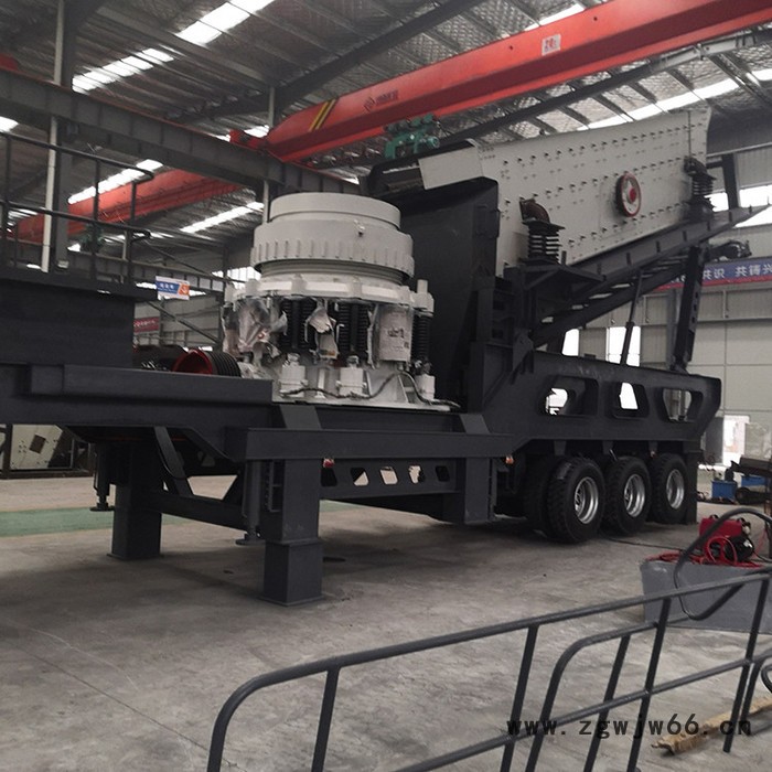 邦隆厂家生产现货PSGB900移动弹簧圆锥破碎机 移动碎石机 车载式移动打砂机 碎石石屑破碎专用设备图4