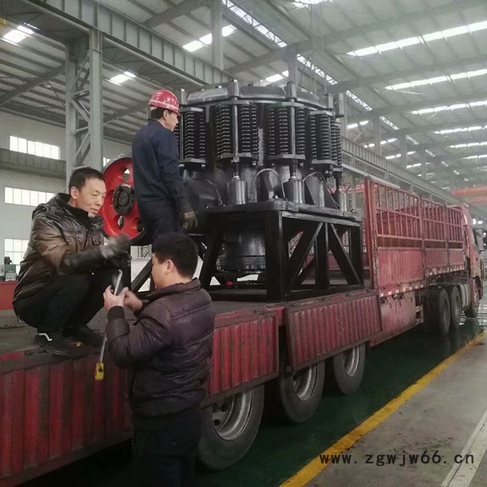 PYB2200大型弹簧圆锥破碎机 新型复合CS西蒙斯圆锥破碎机 破碎比高 粒型好产量大图6