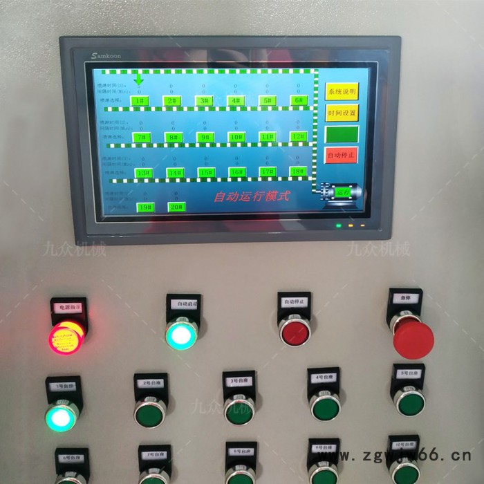 潮河 51路标准化预制梁场喷淋系统 梁场用摇摆喷头图5