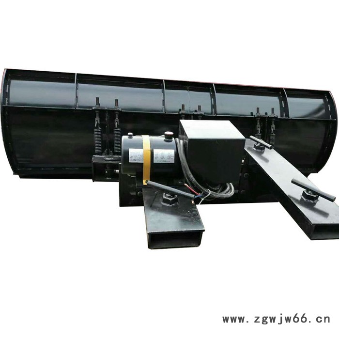 5吨型叉车 除雪铲厂家 工厂叉车前面装除雪板 2米宽叉车雪铲 带弹簧避障式雪铲子图2