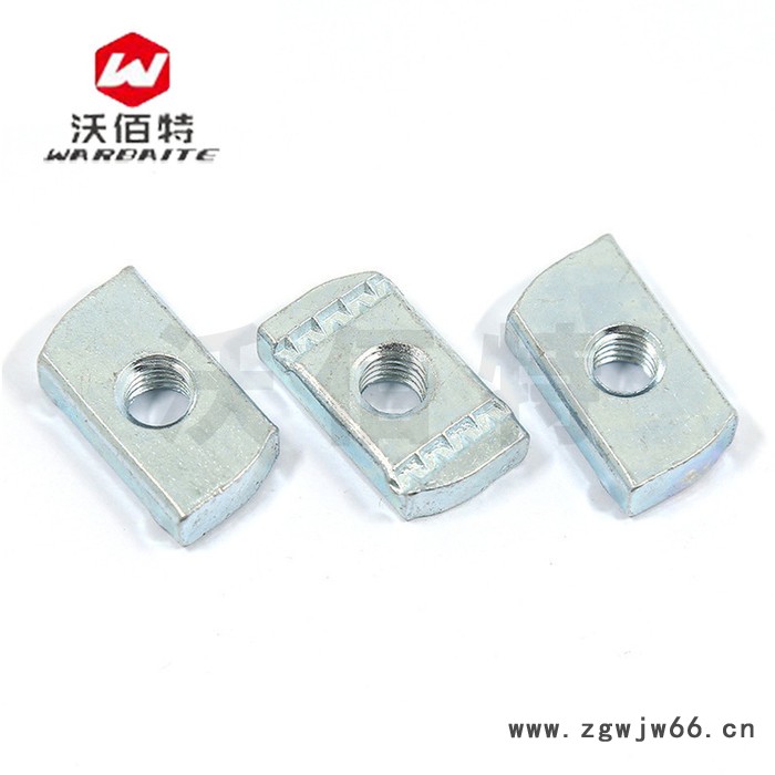 弹簧螺母 块压块螺帽镀锌塑料卡套C型钢光伏M6M8M10M12图2