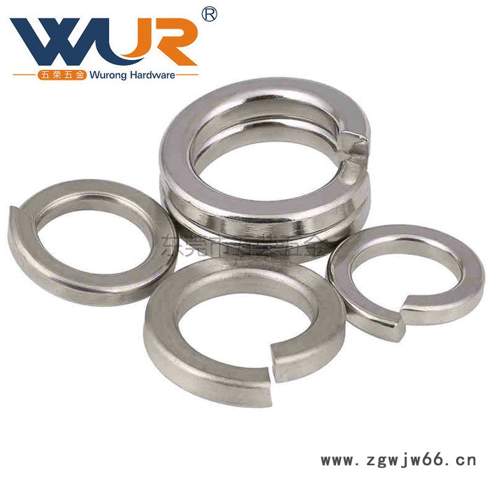 不锈钢弹垫 弹簧垫圈 弹垫片GB93 M1.6--M52铁镀白锌金属厚薄弹垫图3
