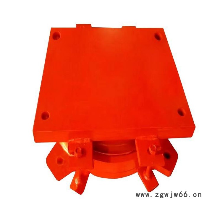 海晨定制 滑动支座 弹簧滑动支座  双向滑动支座 钢结构滑动支座图4