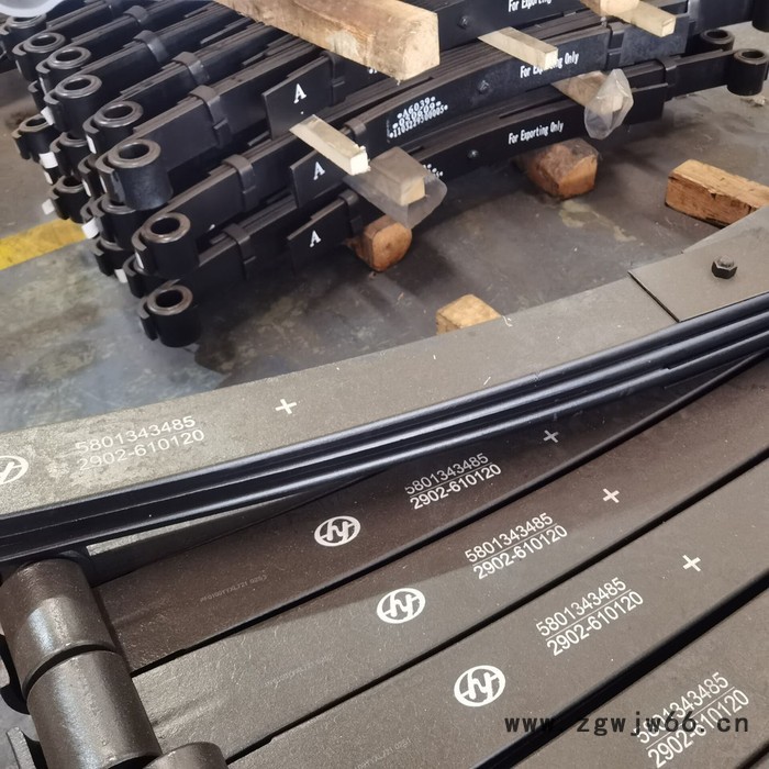 江西红岩原厂配件上汽红岩前钢板弹簧总成南昌小力汽配**5801343485图3