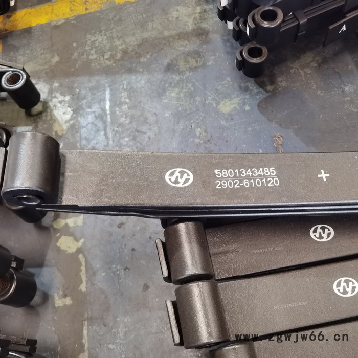 江西红岩原厂配件上汽红岩前钢板弹簧总成南昌小力汽配**5801343485图2