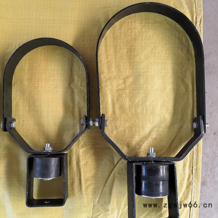 XDD型管道吊式减震器管夹空调架空管道卡箍吊架弹簧橡胶吊装吊顶图4