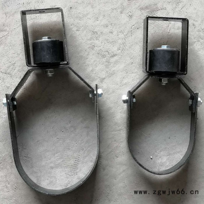 XDD型管道吊式减震器管夹空调架空管道卡箍吊架弹簧橡胶吊装吊顶图2